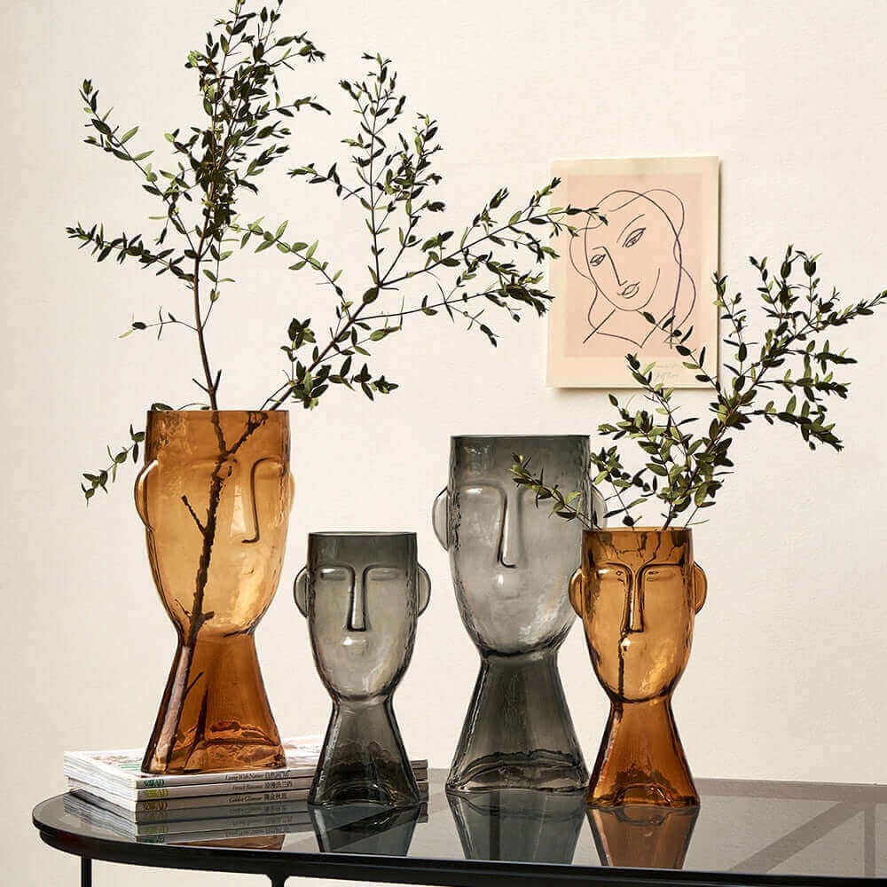 Get the art inspired vase for a great price at Malones Specialty Store. Abstract Vase | Glass Face