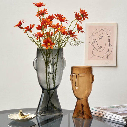 2 sizes to choose from on the art inspired vase for a great price at Malones Specialty Store. Abstract Vase | Glass Face