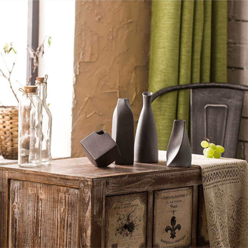 Black Glaze Vase home accents at Malones Specialty Store LLC