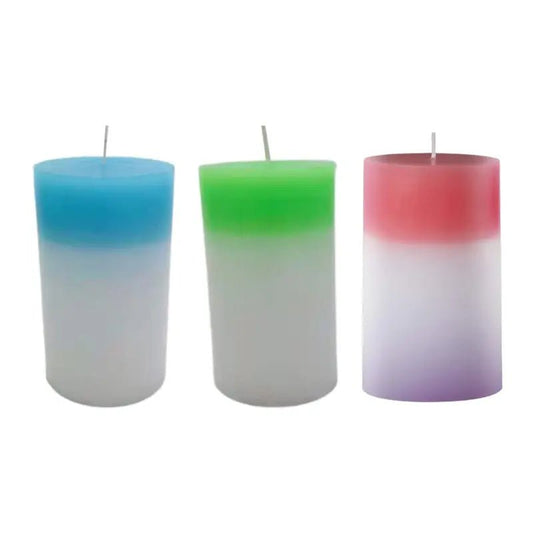 Color Changing Candle in blue, green and red at MalonesSpecialtyStore.com