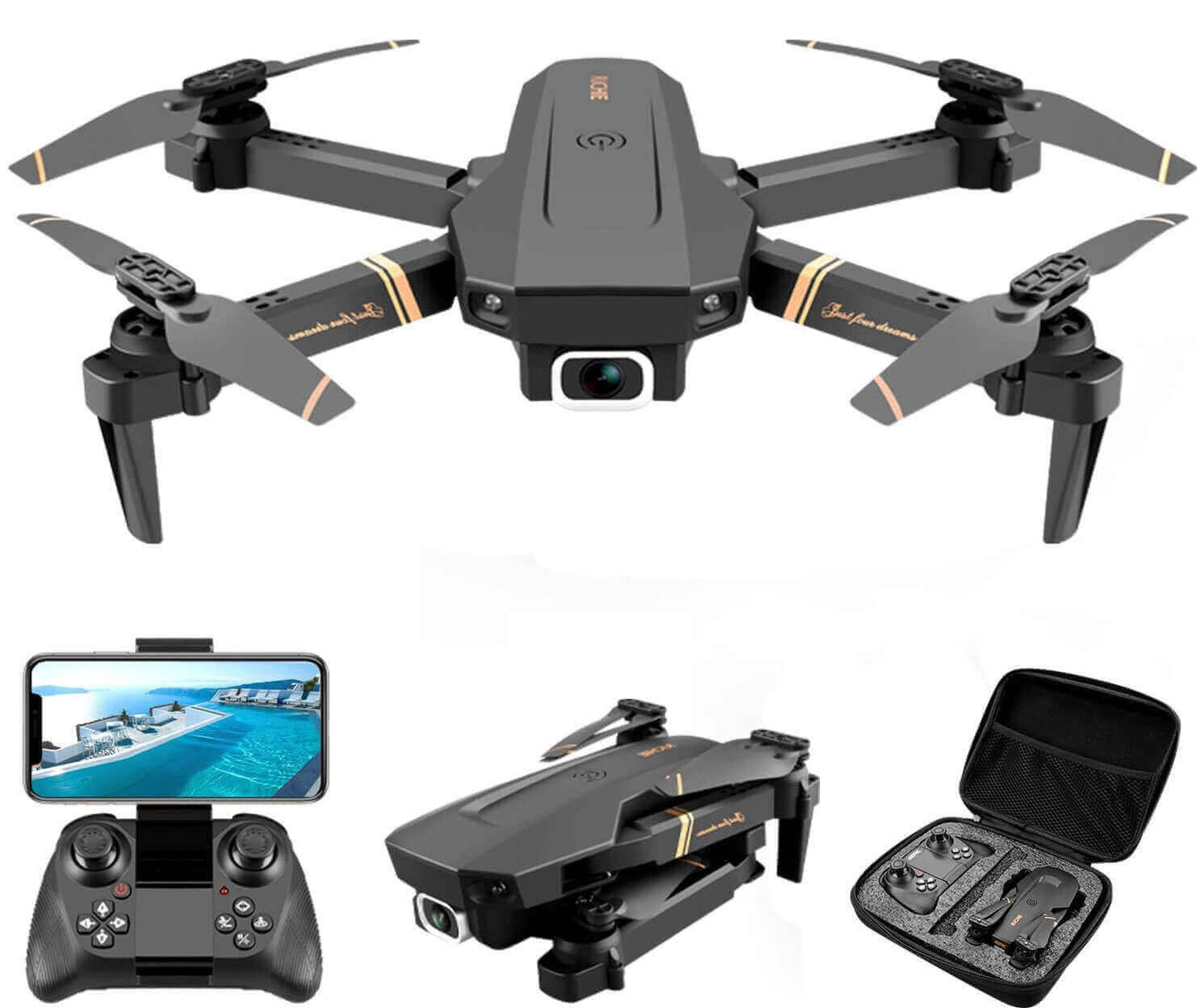trending Drone up! V4 RC Quadcopter Drone