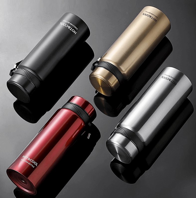 1000ML Smart Thermos Bottle Cold and Hot OPTIONS
