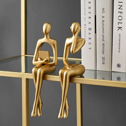 how would these golden figurines look in your home?