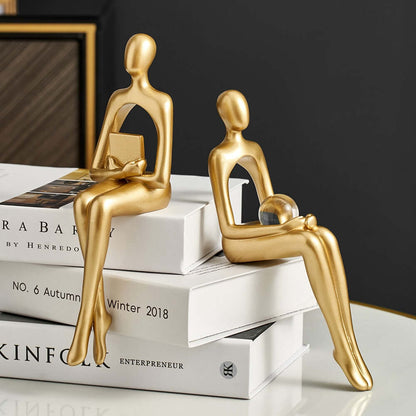 spruce up your area with these golden figurines
