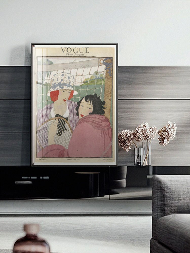 In Vogue: Modern Canvas Art for Entryway