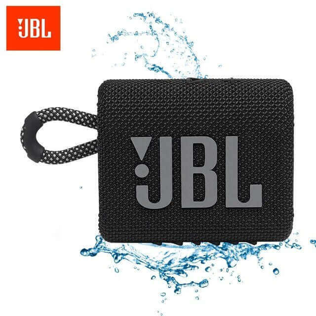 GO3 Waterproof Bluetooth Subwoofer Outdoor Speaker in black 