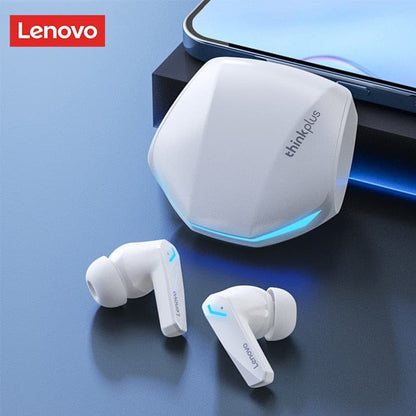 White Lenovo Think Plus Earbuds - Ultimate Audio Versatility at Malones Specialty Store
