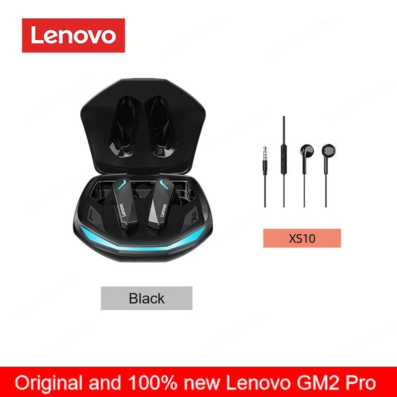 Black Lenovo Think Plus Earbuds - Ultimate Audio Versatility at malonesspecialtystore.com 