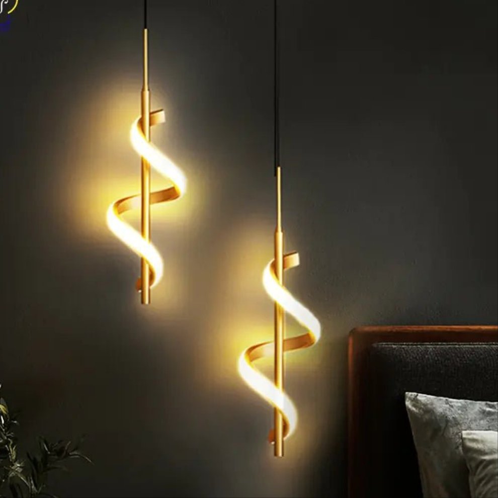 Spiral Pendant Lighting | Industrial Pendant Light