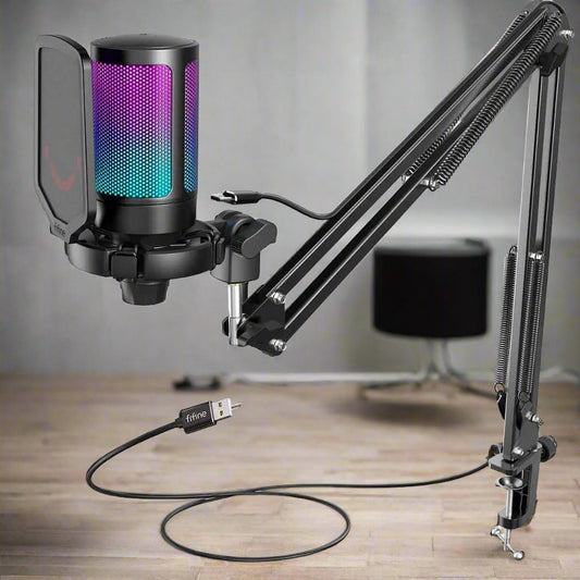 USB microphone in a studio setting from MalonesSpecialtyStore.com