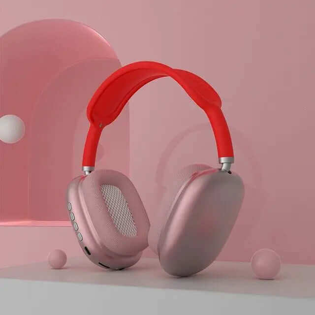 red Air Max Wireless Stereo Headphone