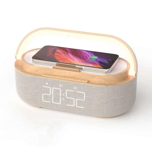 Wireless Charging Pad Alarm Clock at Malones Specialty Store LLC