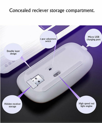 Wireless USB Rechargeable Mouse at Malones