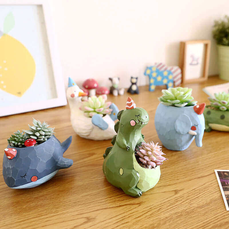 Cute pots for plants assortment 