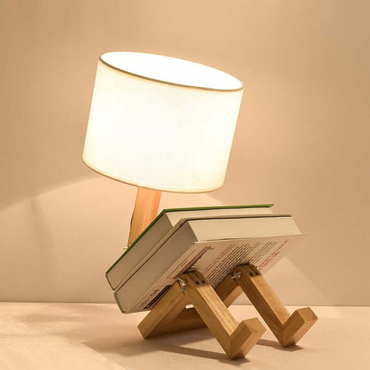 great book holder too, Robot Shaped Table Lamp deal